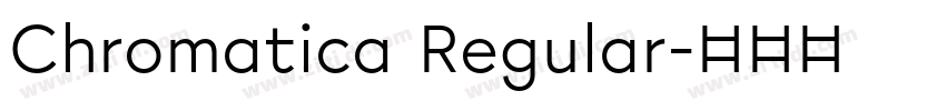Chromatica Regular字体转换
